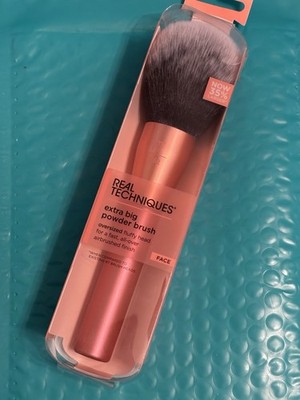 Real Techniques Extra Big Powder Makeup Brush, Fluffy New In Box - 262 Rose Pink