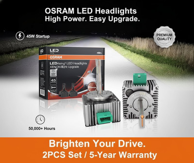 OSRAM D1S LED D3S LED Birne 90W High Power 2 Stück D3S LED Canbus HID Xenon Upgra