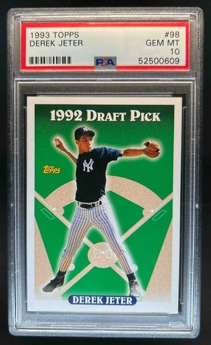 1993 Topps Derek Jeter Rookie RC #98 Yankees PSA 10