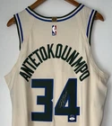 Giannis Antetokounmpo Signed Bucks Nike Vaporknit NBA Authentic Jersey BAS & JSA