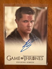 Eugene Simon &middot; Game of Thrones &middot; Lancel Lannister &middot; Sammelkarte &middot; Autogramm