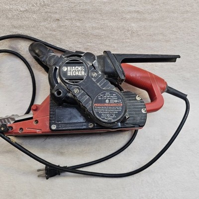 BLACK & DECKER DS321 DRAGSTER 3x21 BELT SANDER Corded missing dust bag