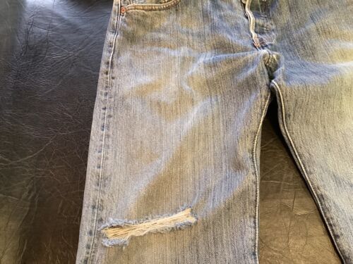 LEVIS 501 DISTRESSED VTG 34”x32” - Picture 3 of 10