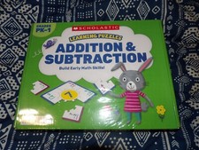 Scholastic Learning Puzzles Addition  Subtraction Grades PK-1 Unopened NIB