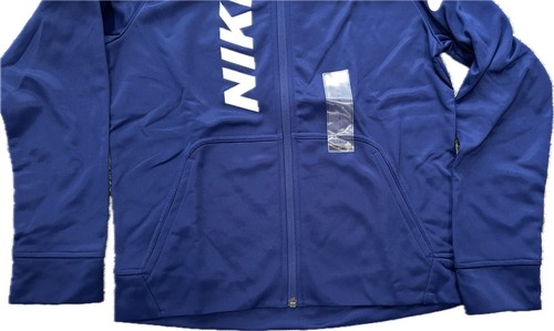 Nike Boys Training Zipped Light Jacket Navy Size L New - Picture 4 of 5