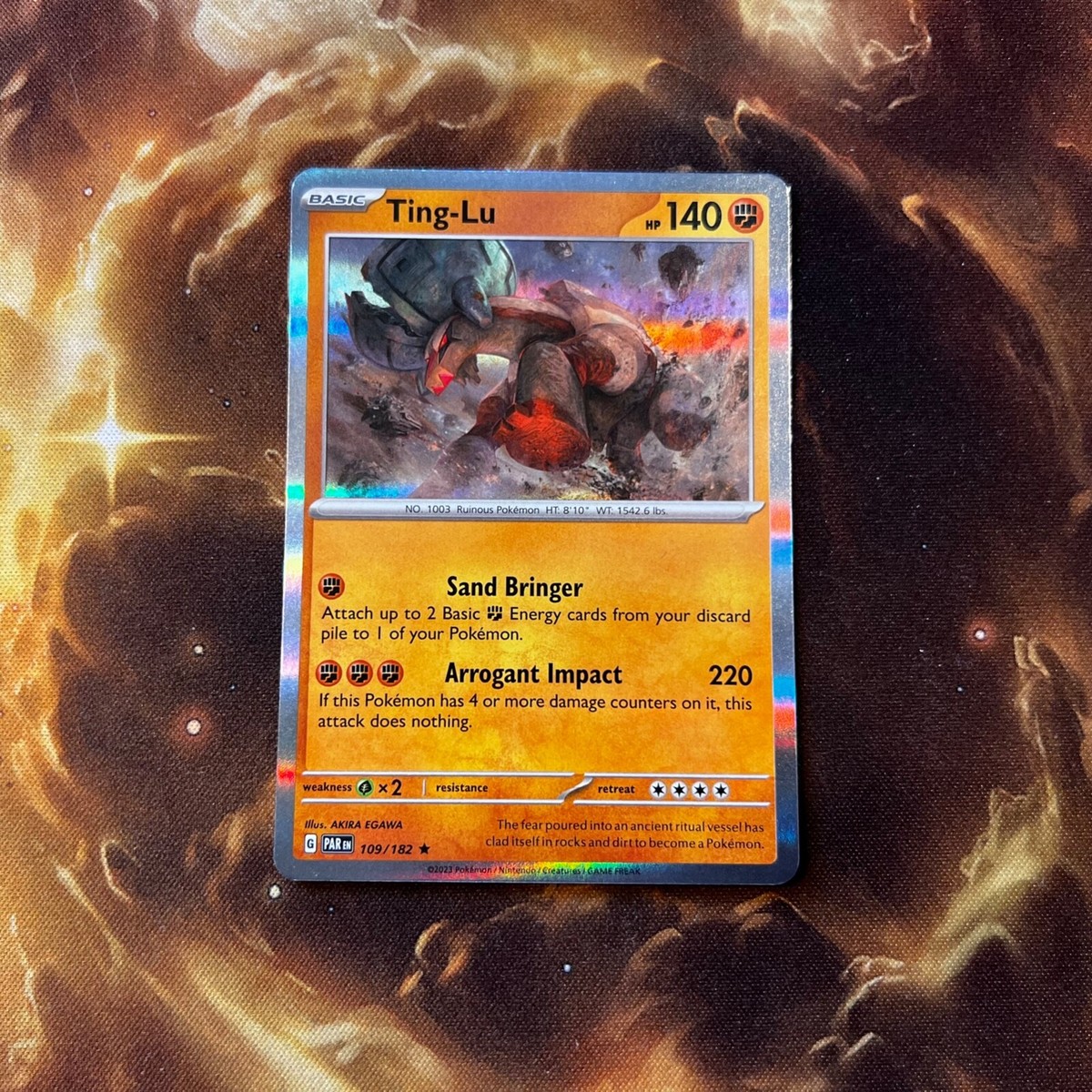 Ting-Lu - Holo Rare - Paradox Rift PAR 109/182 Pokemon TCG Card | eBay