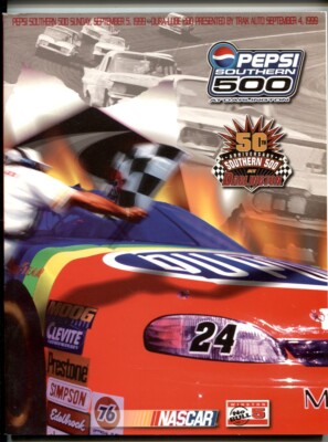 Darlington Raceway Southern 500 NASCAR Auto Race Program 1999