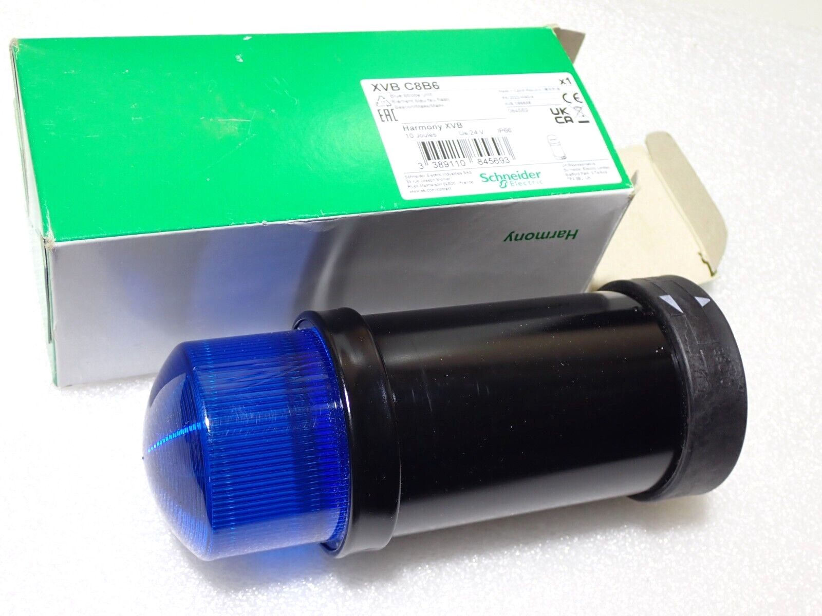 XVB C8B6 SCHNEIDER ELECTRIC BLUE STROBE LIGHT UNIT NEW