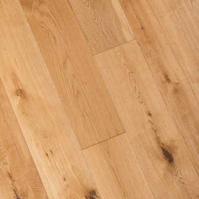 French Oak Wood Flooring, 10 1/4'' Natural, Prefinished Engineered, Sample