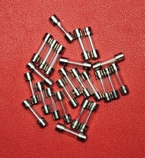 Pack of 24 Assorted 250mA to 16A 250V Cartridge Glass Fuses 5mm X 20mm - NEW