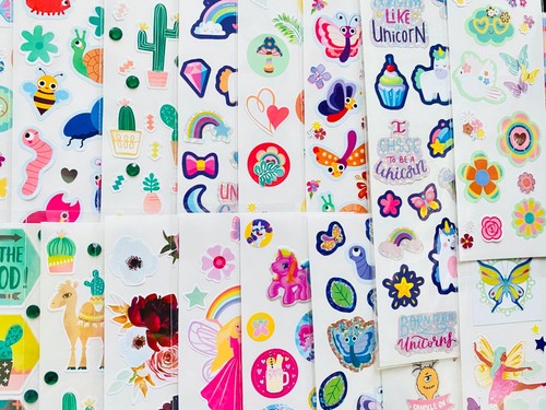 35 Mxd Themes Full Sheets Stickers, Bulk stickers for Kids children Teens - Picture 19 of 20