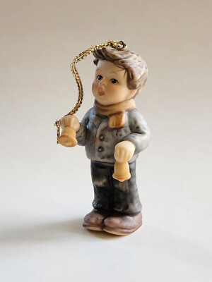 Vintage 1999 Goebel Berta Hummel Little Bell Ringer Christmas Ornament ...