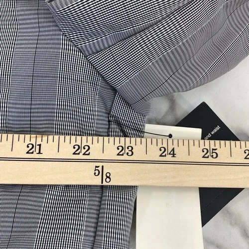 JF J.Ferrar Slim Fit Glen Plaid Jacket Men’s XL Black White Plaid Performance image 13