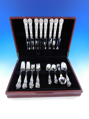 English King by Tiffany & Co Sterling Silver Flatware Set Service