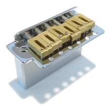 Chrome guitar tremolo 10.5mm string spacing brass saddles & steel sustain block