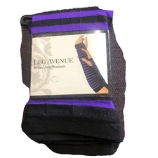 Leg Avenue striped arm warmer 