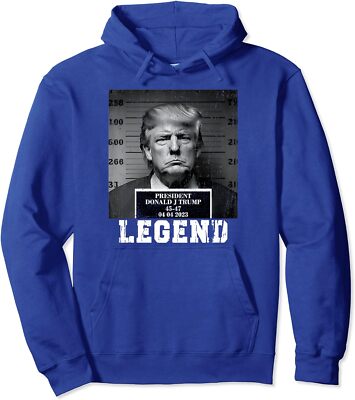 Trump 2024 Mugshot President Legend Prisons Cool Unisex Hooded Sweatshirt