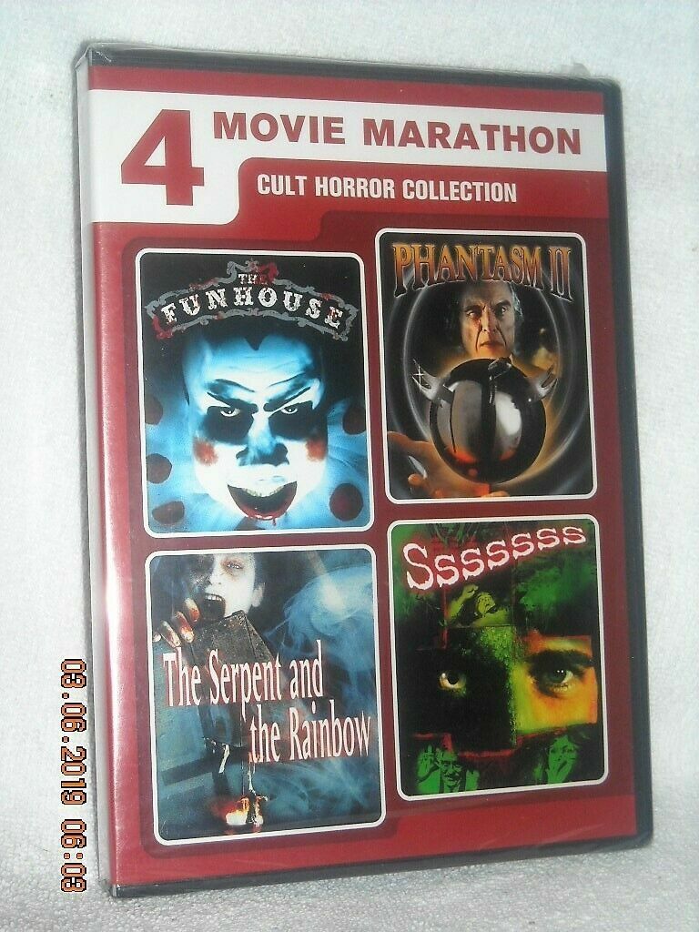 Funhouse Phantasm 2 The Serpent And The Rainbow Ssssss Dvd 11 2 Disc Ne Ebay