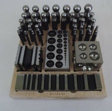 New 41-PC Jewelers Dapping Block Set Metal Forming Tool Goldsmith Silversmith