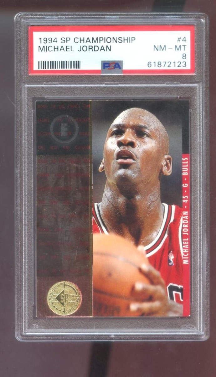 1994-95 Upper Deck SP Championship #4 Michael Jordan PSA 8 Graded