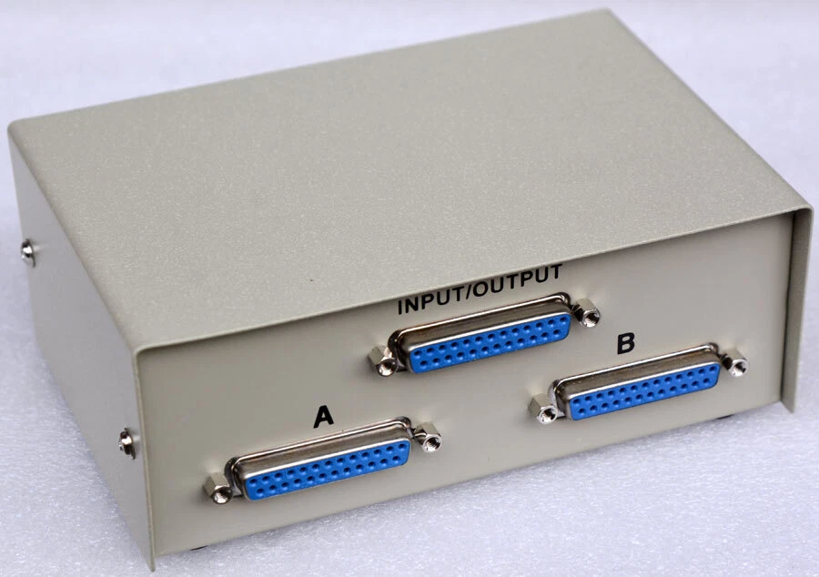 DATA SWITCH DTS25-12 LPT COM 25-PIN BI-DIREKTIONAL RS-232 RS-485 PARALLEL M938 - Bild 2 von 4