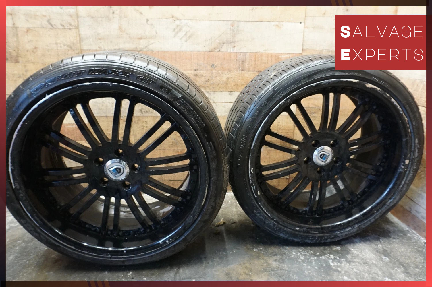 2004-2008 Maserati Quattroporte Base Asanti 22 Inch Wheel Rim Set w/ Tires OEM