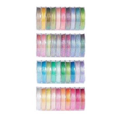 Stylish Braided Polyester String Yards Supplies for Necklace Making