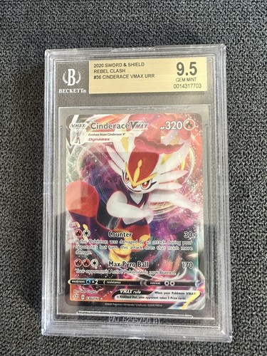 Cinderace VMAX graded BGS 9.5 for sale on eBay
