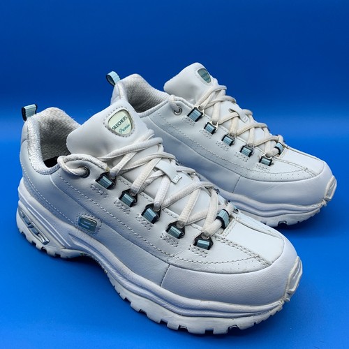 Skechers Premium Work Womens Size 7 Wide White Walking Athletic Comfort  1728 | eBay