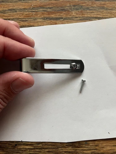 VINTAGE GIBSON 1970'S SILVER PICK GUARD BRACKET MOUNT