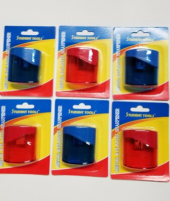 6 Pencil sharpeners for School Supplies Office Art Kids 