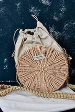 Round Bascket-bag. Handmade