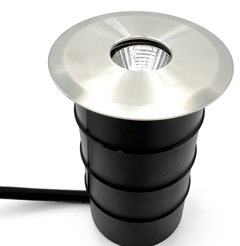 2X Plasstronics Underground uplight 12V 3W LED landscape 316 stainless steel - Picture 5 of 11
