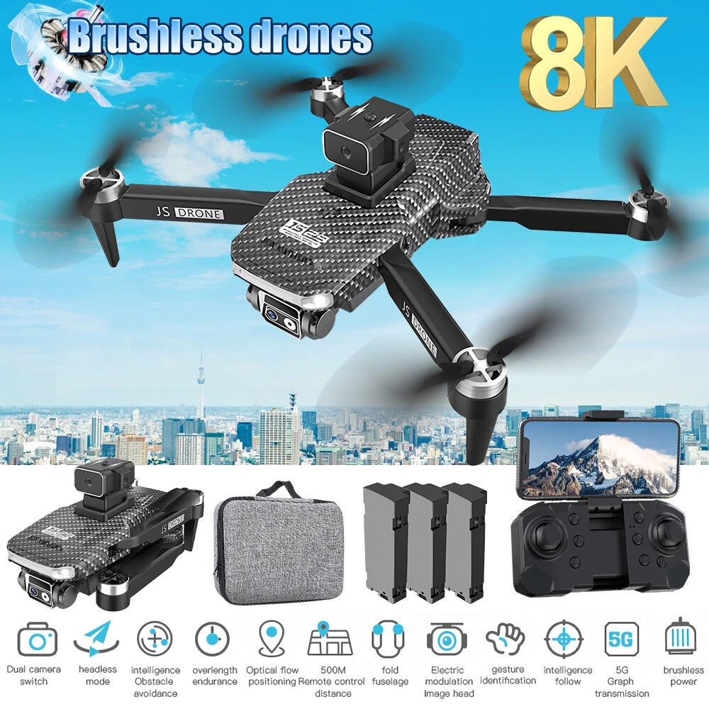 5G 8K GPS Drone x Pro with HD Brushless Dual Camera Drones WiFi FPV Foldable RC