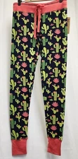 Lazy One Pajama Leggings. CACTUS. Womens NWT  "Stuck In Bed" Choose Size.