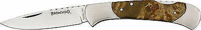 Browning Wood Handle Brown Collectible Knives, Swords, Blades, Armors & Accessories