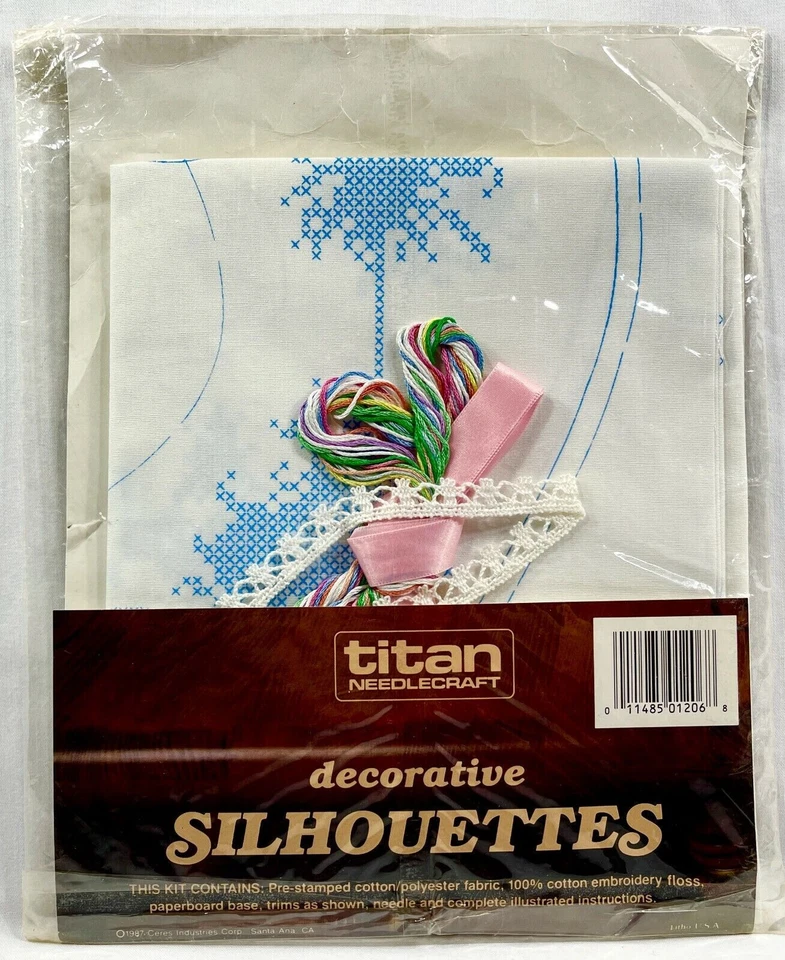 NUEVO 1987 Titan Turning Goose 1206 Estampado Punto de Cruz Kit Figura 12x14 10590 Foto 3 de 3