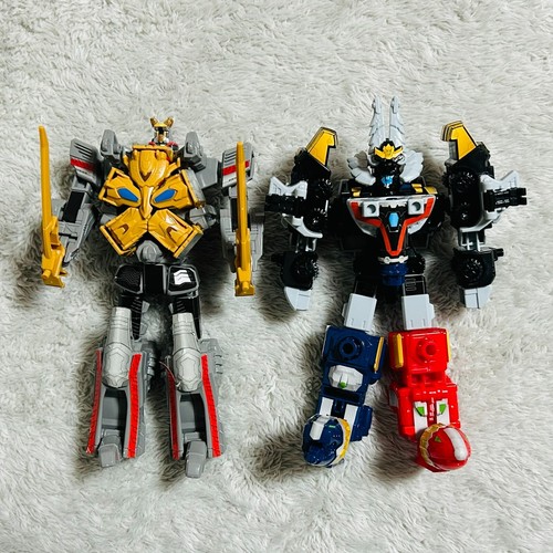 BANDAI Japan Megazord Power Rangers Megaforce Sentai Goseiger Mini pla Set - Foto 4 di 13