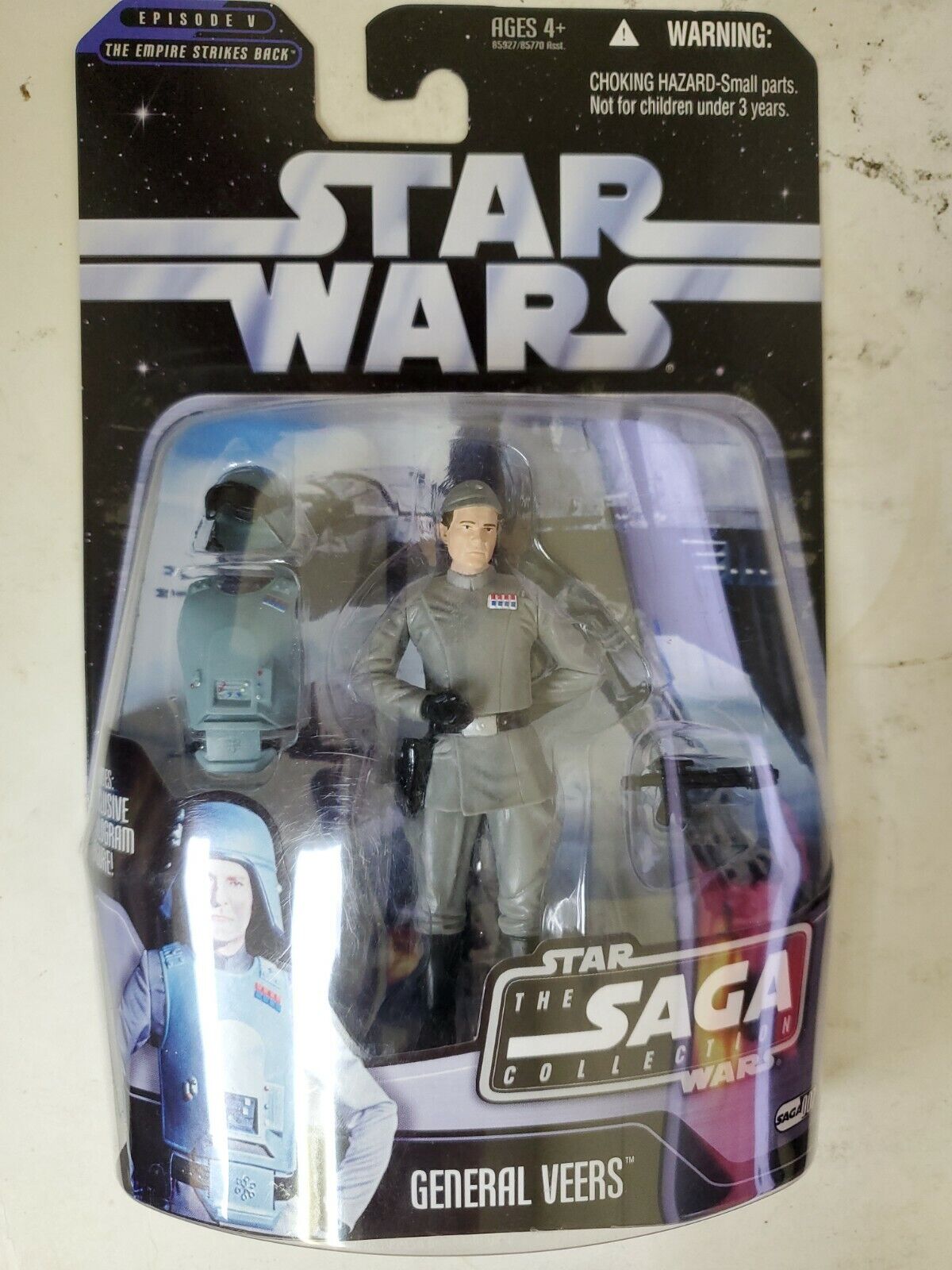 2006 Star Wars the Saga Collection #007 General Veers Action Figure Hasbro 3d5
