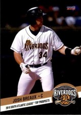 2019 Choice South Atlantic League Top Prospects #5 Josh Breaux Rookie Yankees