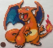 Charizard Mini Cuentas Sprite Artkal Pixel Retro Pokemon Fuego Llama Voladora Rojo