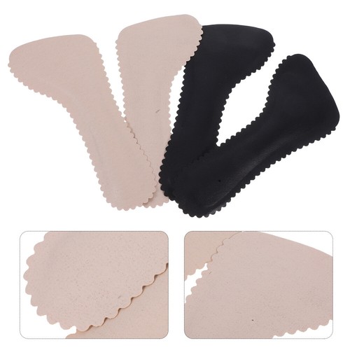 2 Pairs High Heels Anti-wear Foot Pads Miss Adhesive Insoles for Sandals