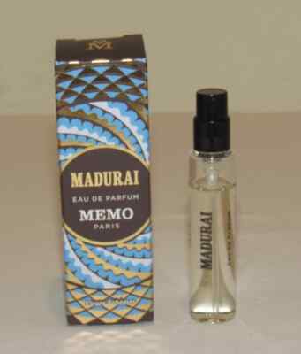 Memo Paris MADURAI Eau de Parfum EDP Travel Size Spray .17 oz / 5ml