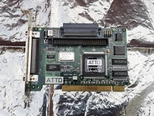 TESTED GOOD PowerMac 9600 Upgrade ATTO ExpressPCI UltraSCSI SCSI PCI Card PU LA