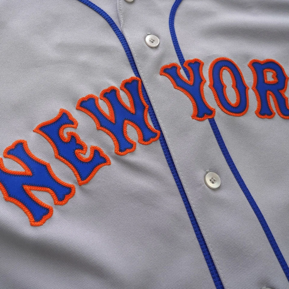 Matt Harvey Majestic New York Mets Men's Grey Road Jersey - Image 3 of 4