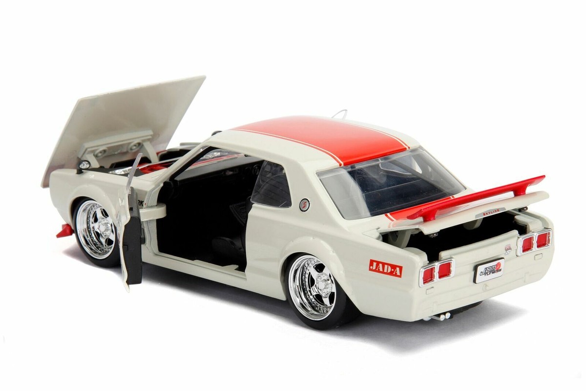 JADA JDM TUNERS 1971 NISSAN SKYLINE GTR KPGC10 WHITE / RED 1