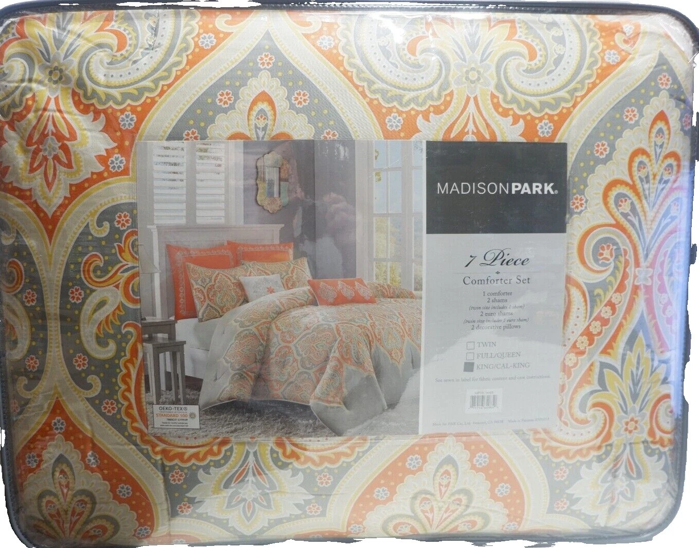Cotton Sateen Paisley Bed Sheets