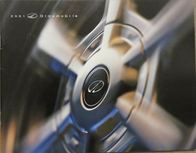 2001 Oldsmobile Aurora Intrigue Alero Silhouette Bravada USA Prospekt Brochure