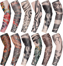 12 mangas de tatuaje para brazo con protecci n solar UV para hombres y mujeres