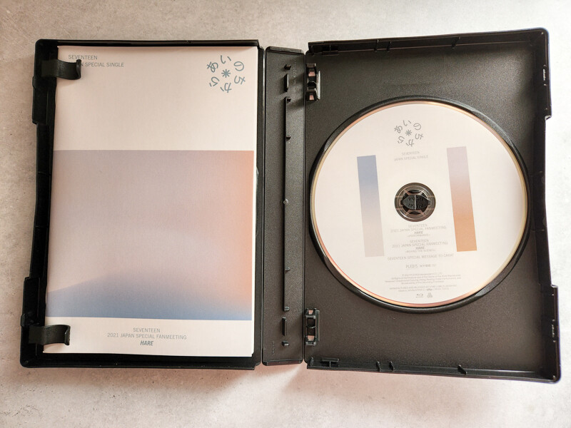 SEVENTEEN Ainochikara JAPAN CARAT Edition CD Blu-ray Photocard